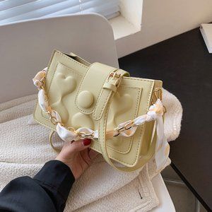 women shoulder bag,yellow
